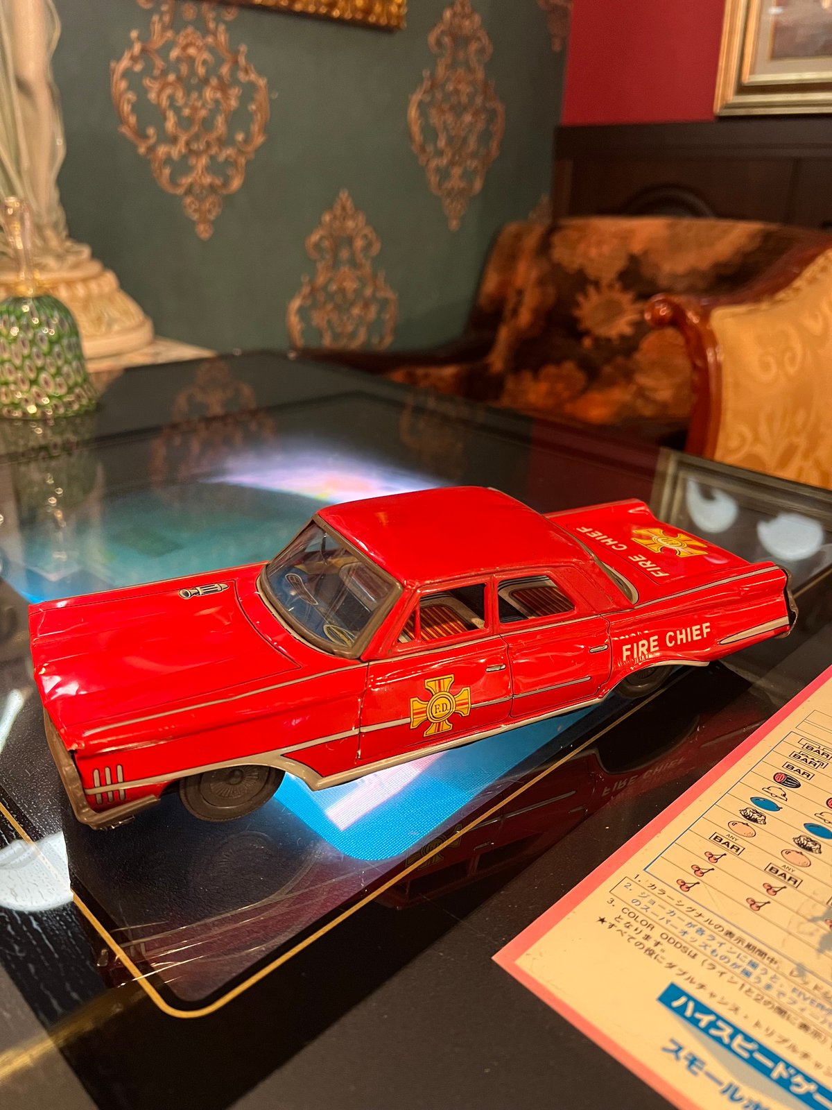 ブリキおもちゃ FIRE CHIEF ファイヤーチーフカー | アンティーク家具