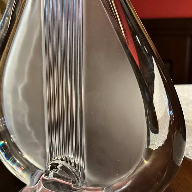 Royale de Champagne Crystal1666 ハープオブジェ 箱付き |