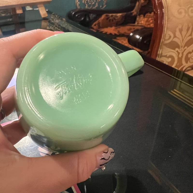 Fire-King ファイヤーキング ジェダイ ストレートカップ＆ソーサ