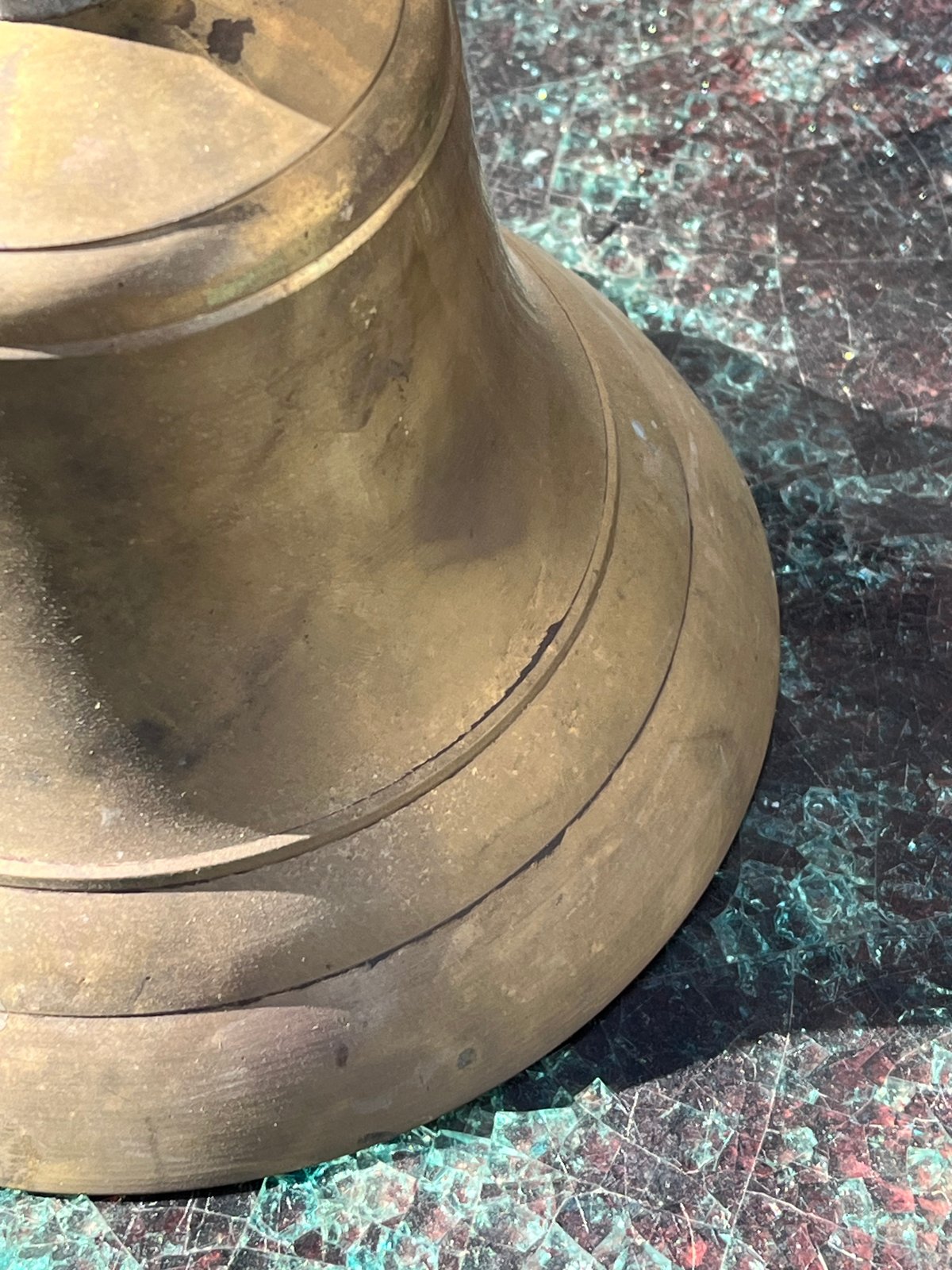 真鍮製 大きな豆腐屋さんのハンドベル 振り鐘 | アンティーク家具と