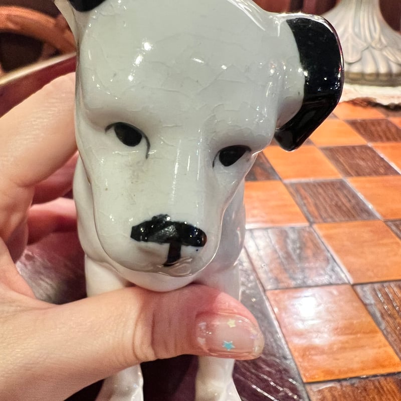 陶器のビクター犬 ニッパー君 | アンティーク家具と喫茶キャバレーの