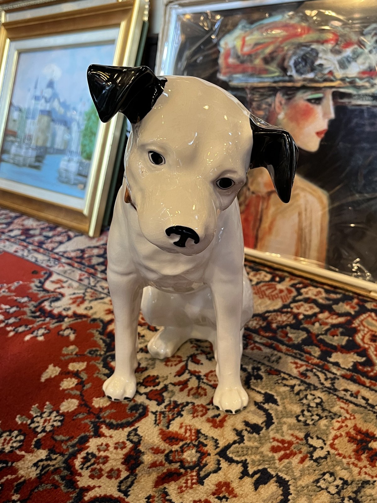 Victor犬 ビクター犬 ニッパー君 陶器製 | アンティーク家具と喫茶