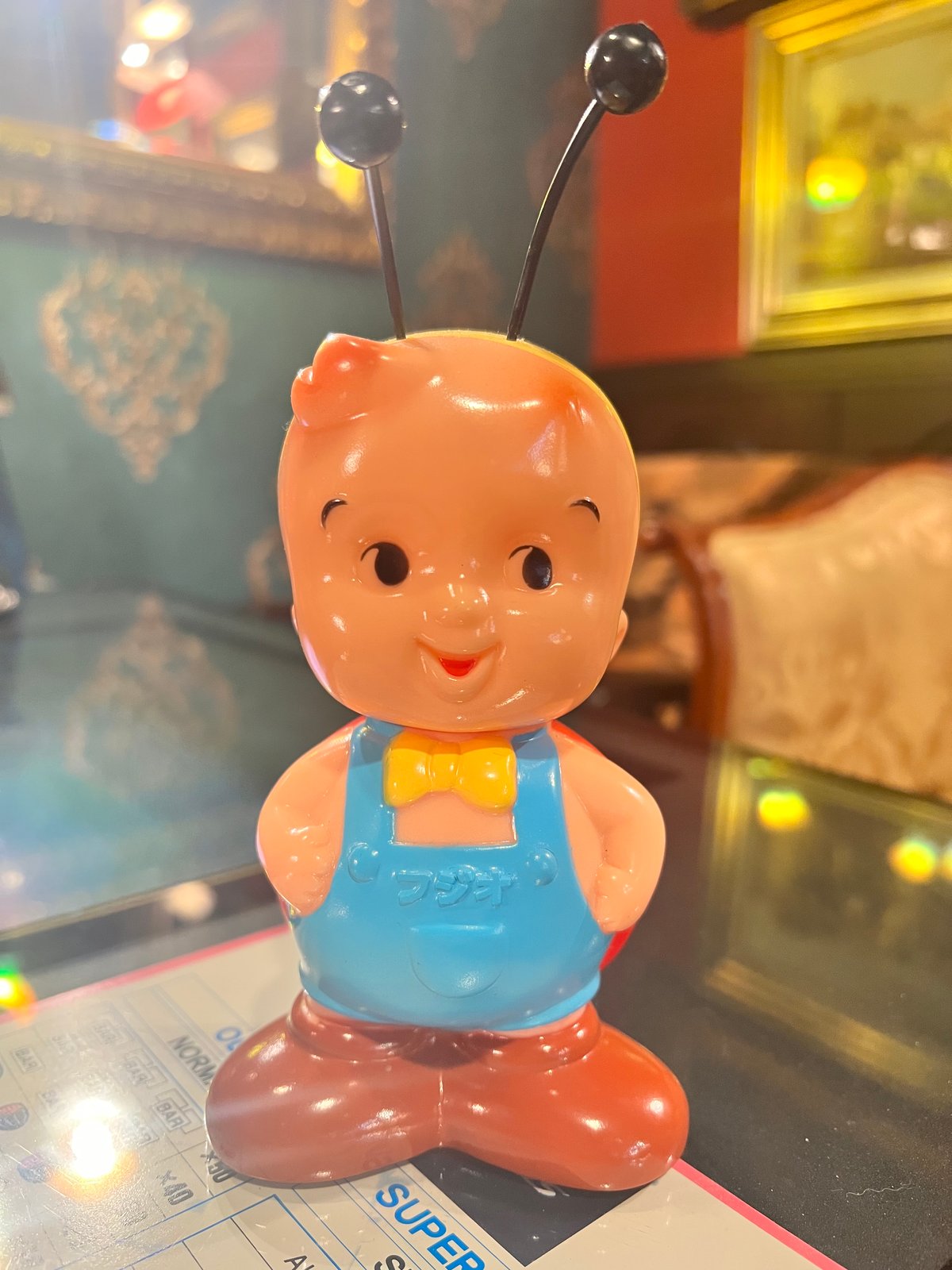 富士ホームサービス フジオ ソフビ貯金箱 | アンティーク家具と喫茶
