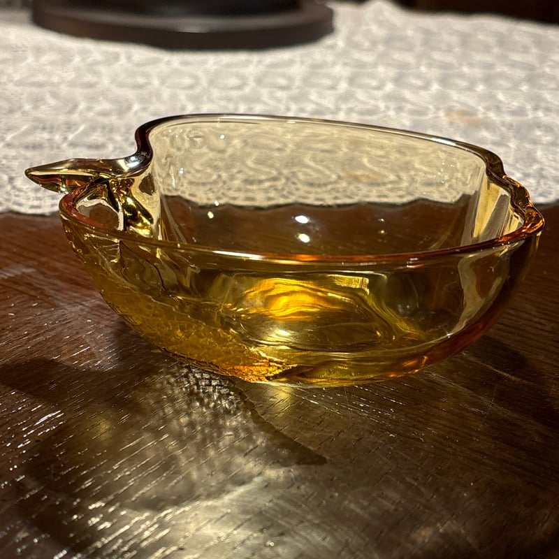 アデリア アンバーグラス 飴色アップルティーセット カップ&ソーサー 5