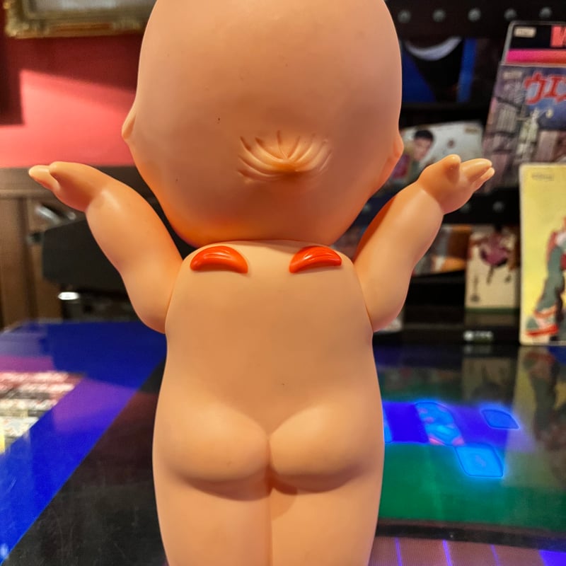 キューピー人形　キューピー　アンティーク まとめて 希少 レア】戦前アンティーク キューピー人形 方位磁石付き 文鎮