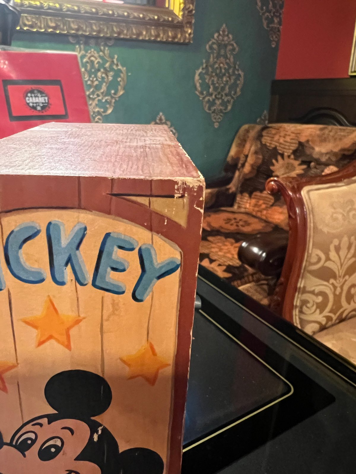 ジャンク品】ミッキーマウスのオルゴール | アンティーク家具と喫茶