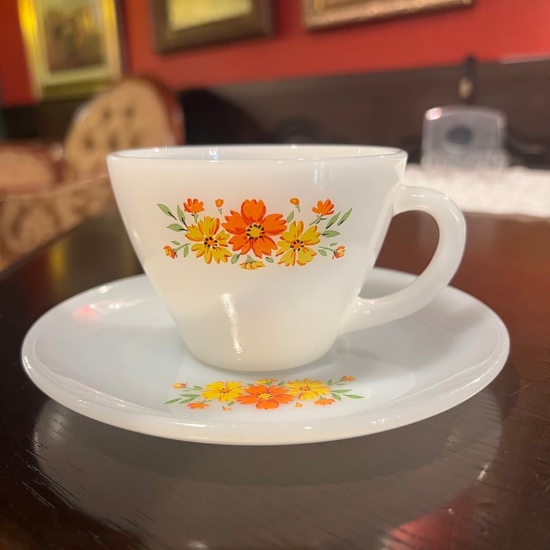 FireKing ファイヤーキング プレミアムシリーズ パンジー カップ