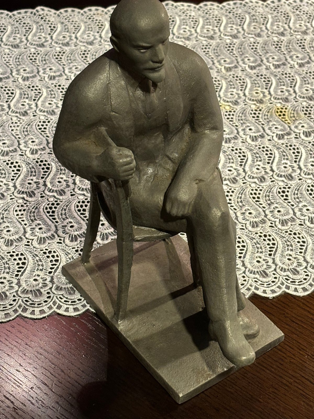 希少　レーニン　レーニン像　置物　銅製　マルクス　ヴィンテージ　革命家　1968 レーニン像 ロシアの革命家 | アンティーク家具と喫茶キャバレーの