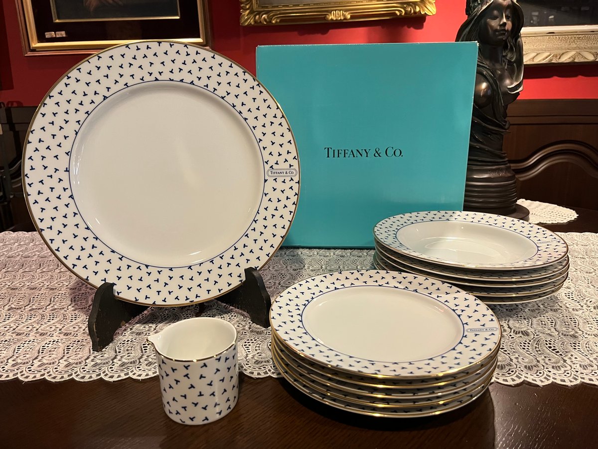 Tiffany &Co 5皿セット(箱付き)ティファニー | アンティーク Tiffany &Co 5皿セット(箱付き)ティファニー | アンティーク
