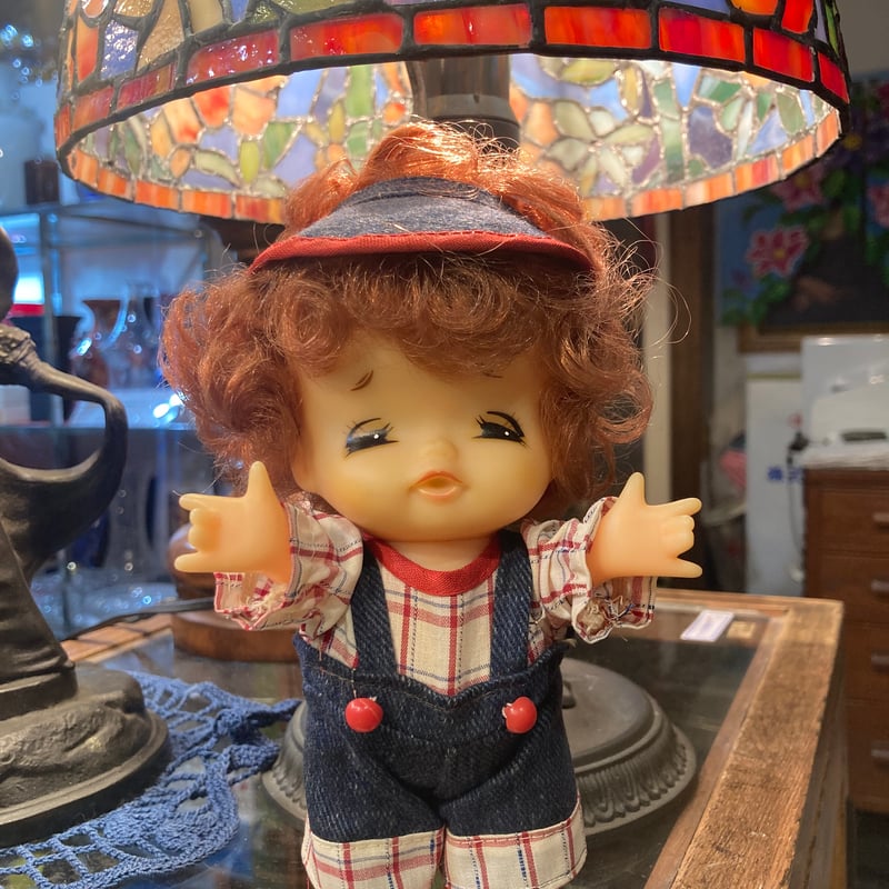 ワタナベトーイ 昭和レトロ癖毛の子供プリケツソフビ | アンティーク