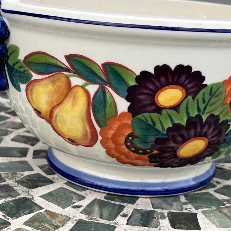 ロイヤルコペンハーゲン ゴールデンサマー ハンドルバスケット