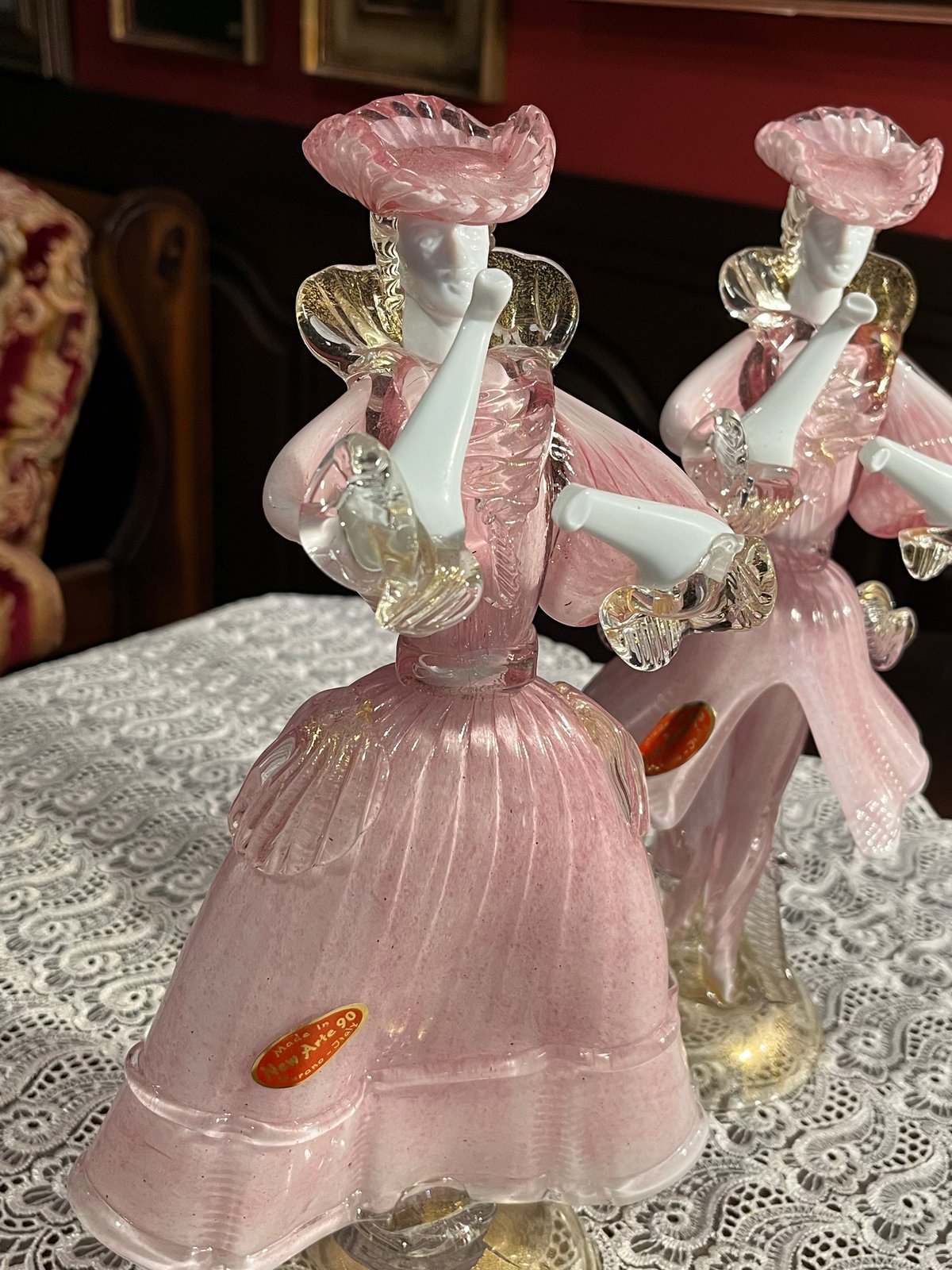 ムラーノガラス（ヴェネチアンガラス） 2体ペアセット