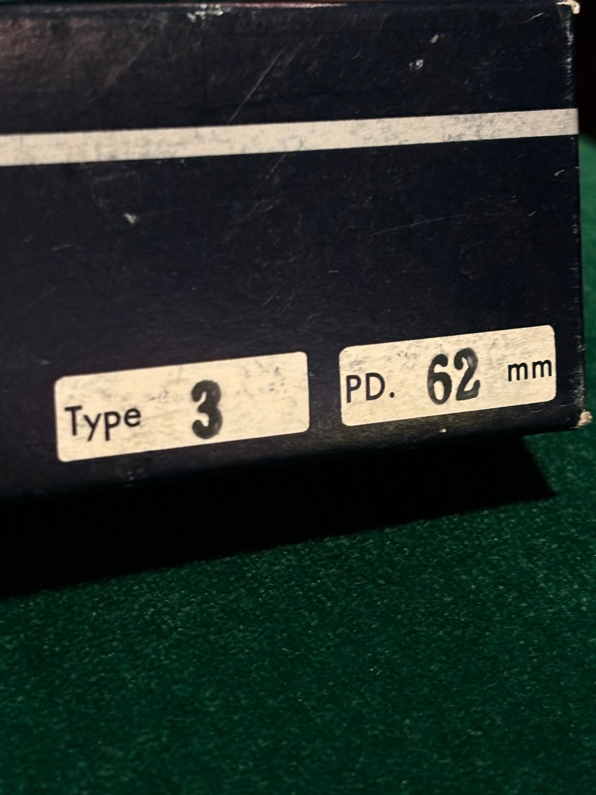 視力測定眼鏡 murata's trial frame type3 pd.62mm フレームの