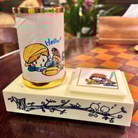 ねここ☆＊希少 レア 内藤ルネ オイルランプ 昭和レトロ 当時物インテリア 希少！】 内藤ルネ オイルランプ 箱付き | アンティーク家具と喫茶