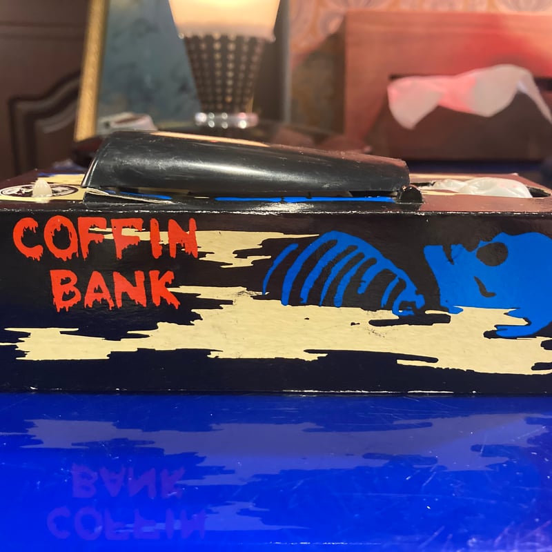 COFFIN BANK ガイコツの棺桶貯金箱 | アンティーク家具と喫茶 