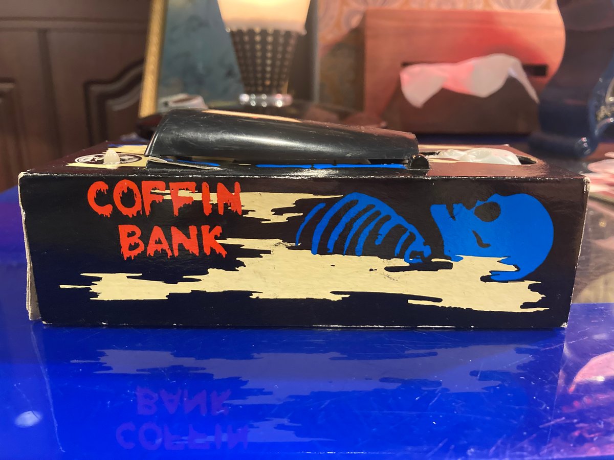 COFFIN BANK ガイコツの棺桶貯金箱 | アンティーク家具と喫茶