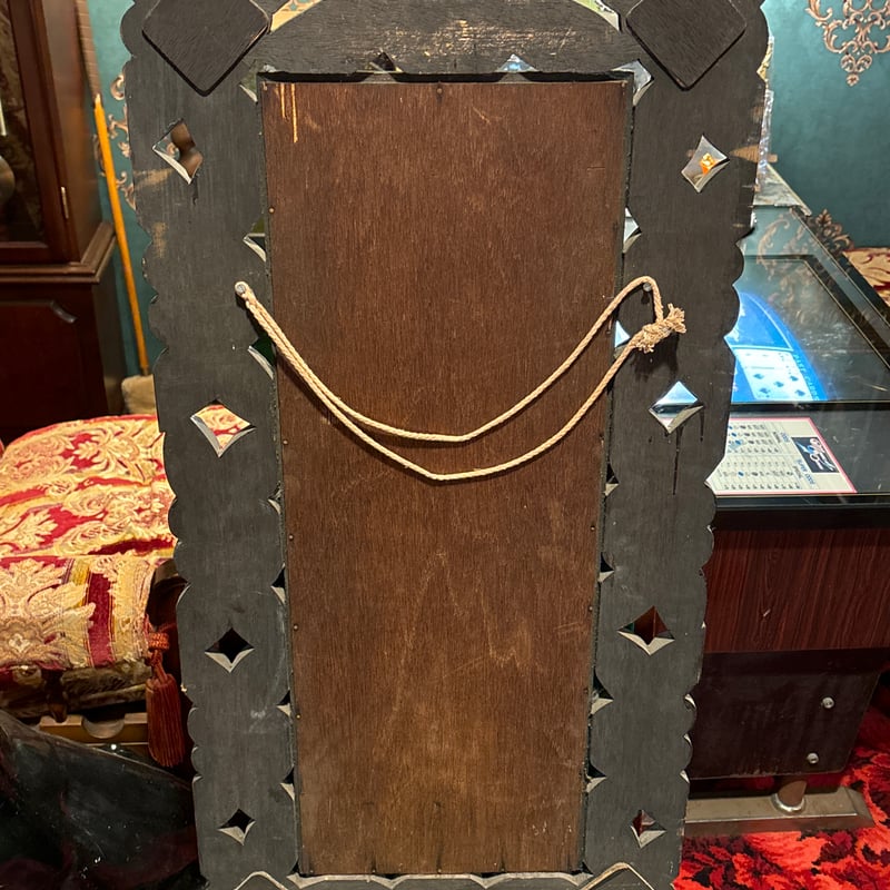 アンティーク 木彫りアジアン鏡 バリ雑貨 | アンティーク家具と喫茶