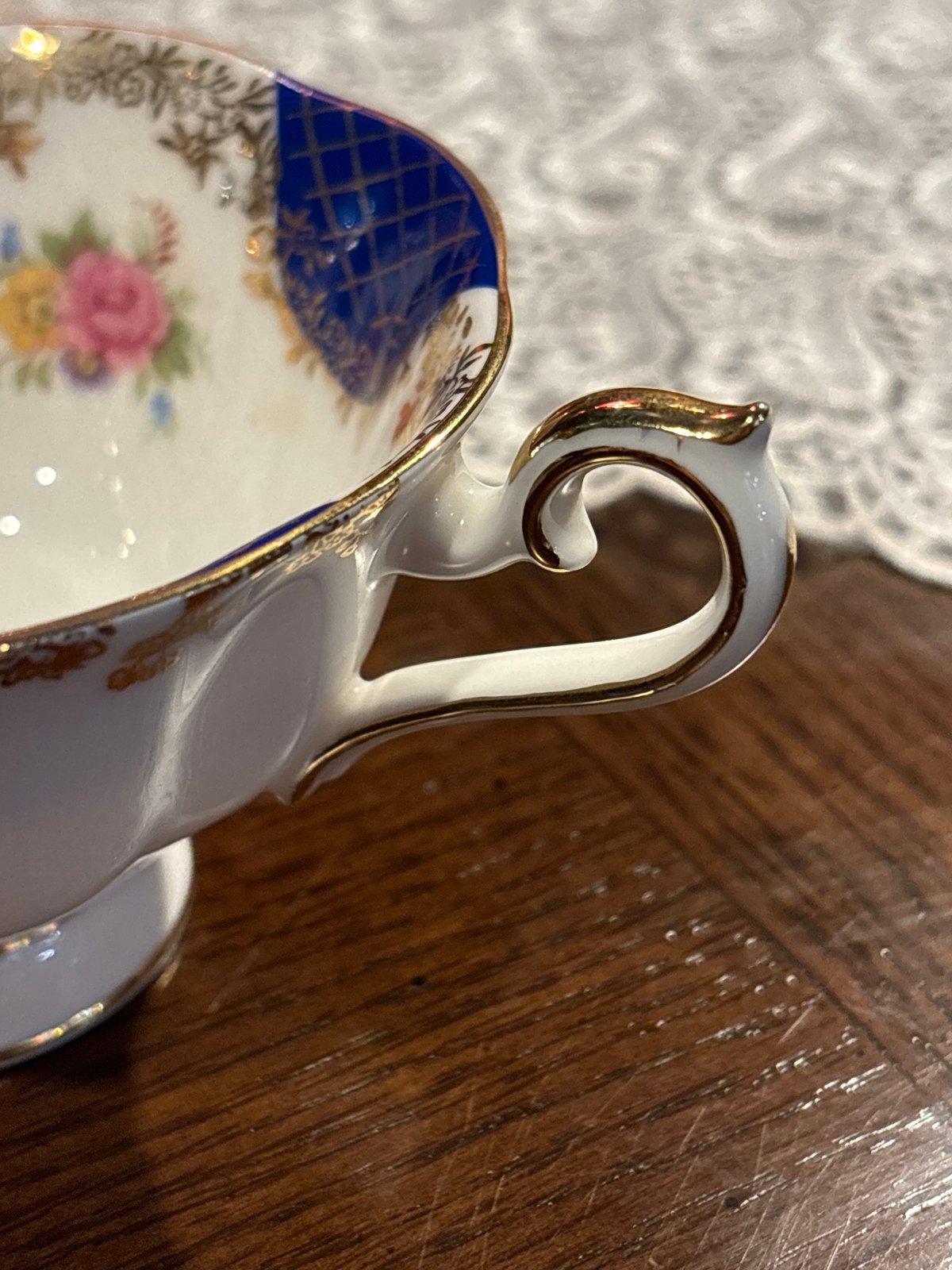 ROYAL ALBERT EMPRESS SERIES ISABELLA カップ＆ソーサー 7客セット 赤