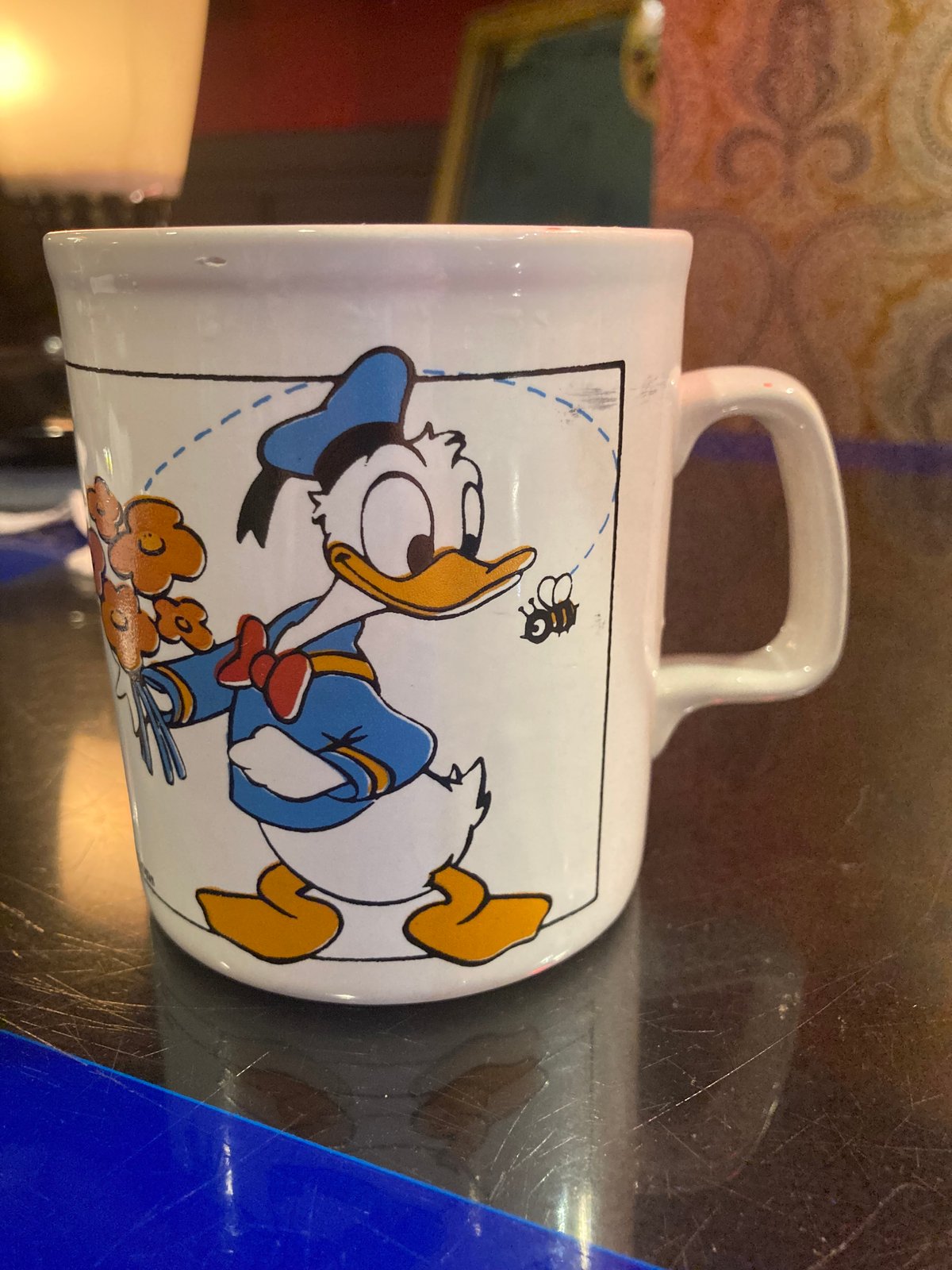 ドナルドとデイジーのマグカップ | アンティーク家具と喫茶キャバレー