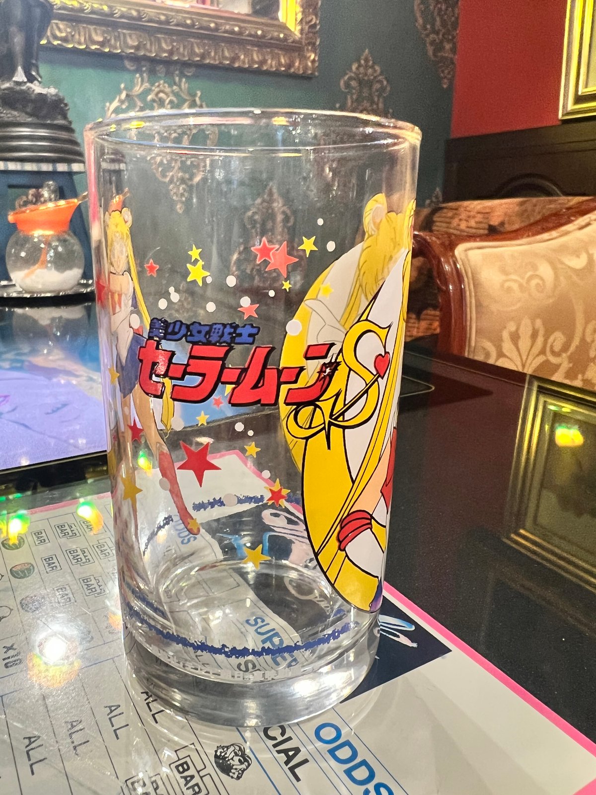 セーラームーンS グラス | アンティーク家具と喫茶キャバレーのネット