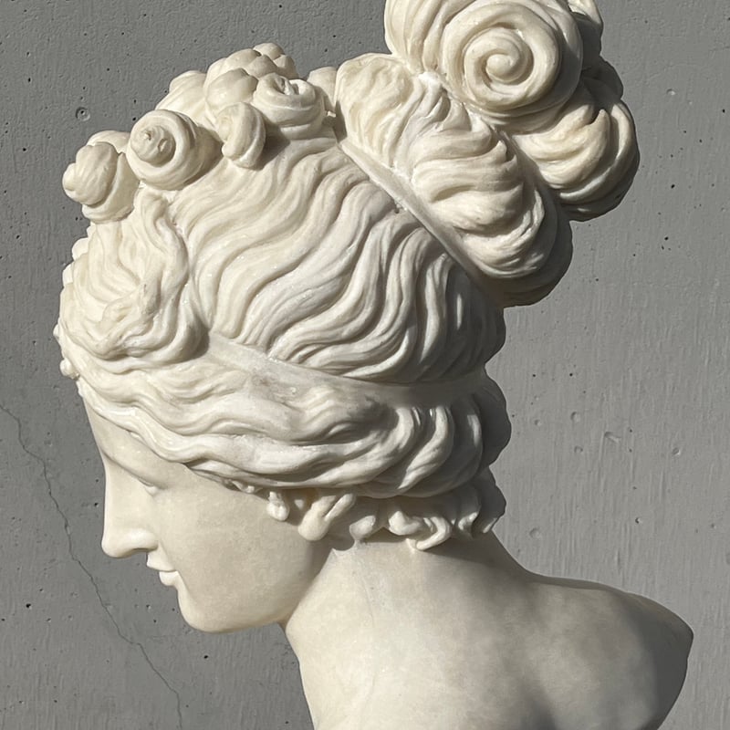 古代ヴィーナス 胸像 アラバスター アクセサリー掛け | アンティーク