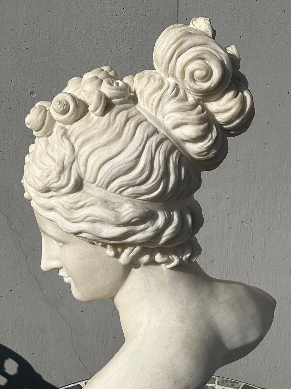 古代ヴィーナス 胸像 アラバスター アクセサリー掛け | アンティーク