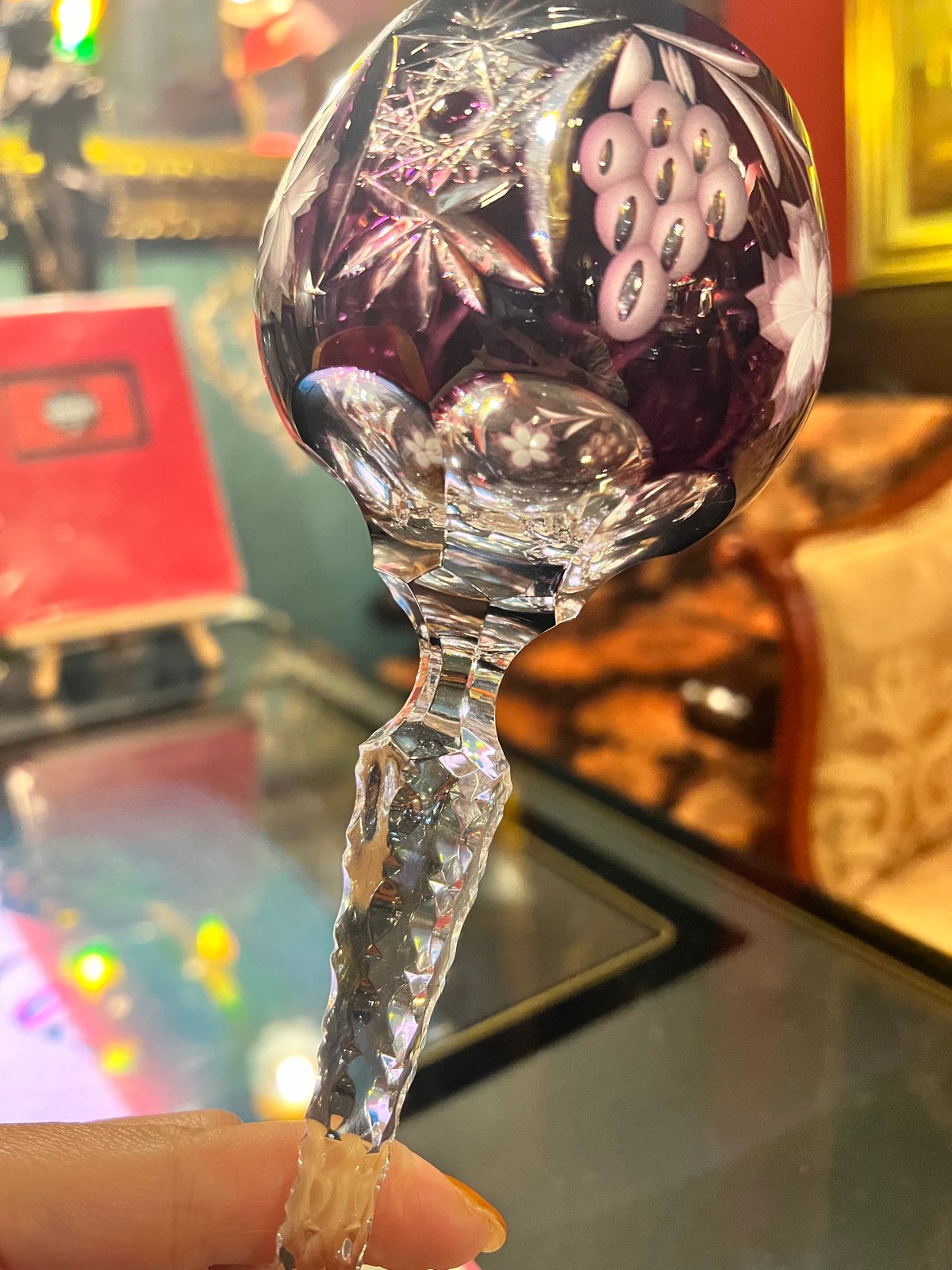 CRYSTAL DONAU クリスタルドナウ ワイングラス | アンティーク家具と
