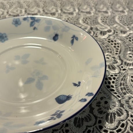 WEDGWOOD ストロベリーブルー　カップ&ソーサ　2客セット　箱付き