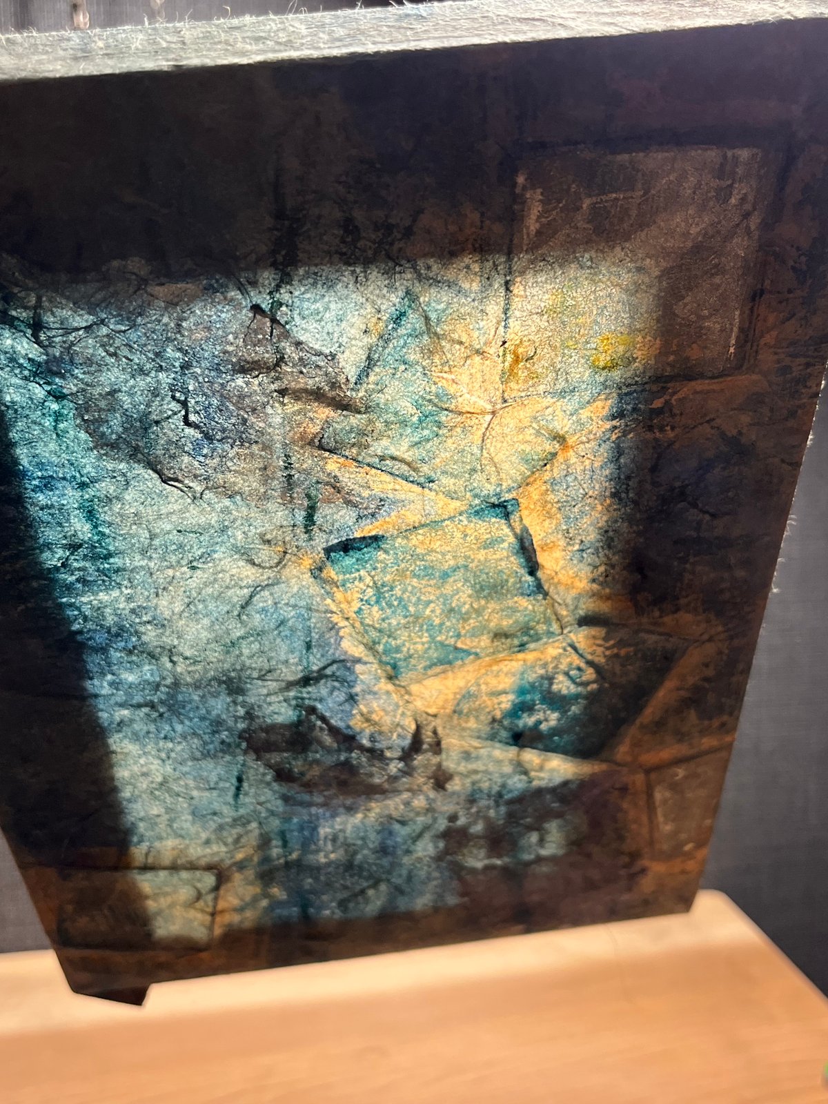 現代アート 作品名不明 抽象画 | アンティーク家具と喫茶