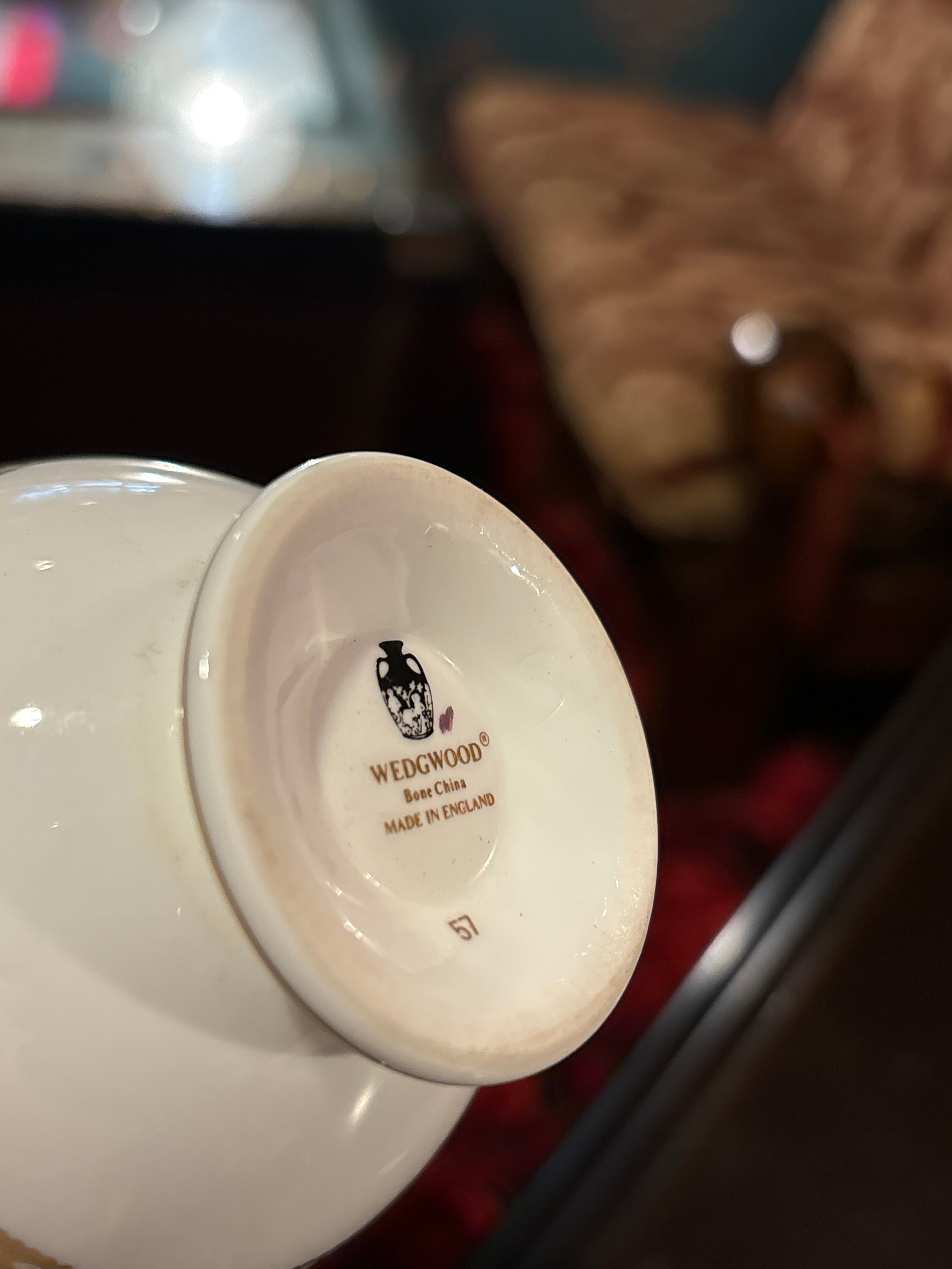 ウェッジウッド WEDGWOOD ユーランダー カップ&ソーサー パウダー