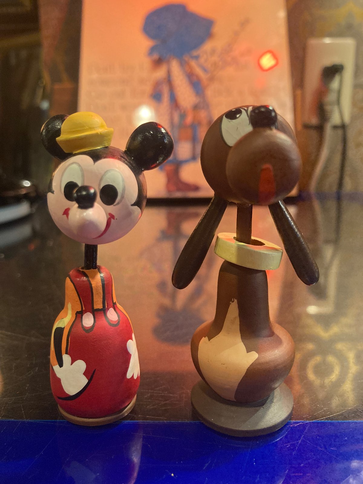 ディズニー 木製こけし 4点セット | アンティーク家具と喫茶キャバレー