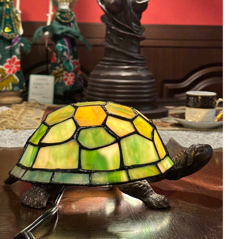 ステンドグラス　亀 亀 ステンドグラス | アンティーク家具と喫茶キャバレーのネットショップ