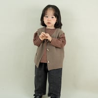センターラインデニムパンツ