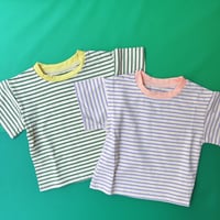 バイカラーボーダーTシャツ
