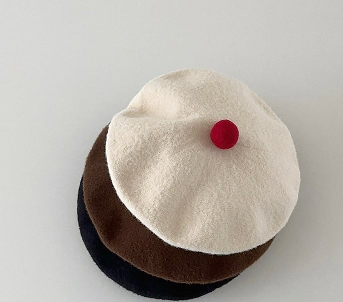 マーガレットハウエル　ポンポンベレー帽 マーガレットハウエル ポンポンベレー帽 Margaret Howell