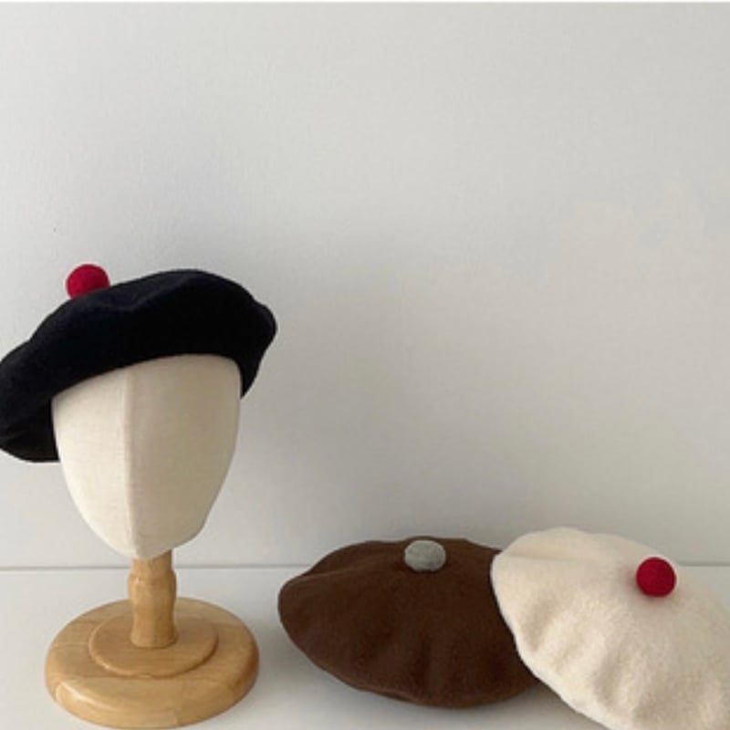 ポンポンベレー帽 | omekasi