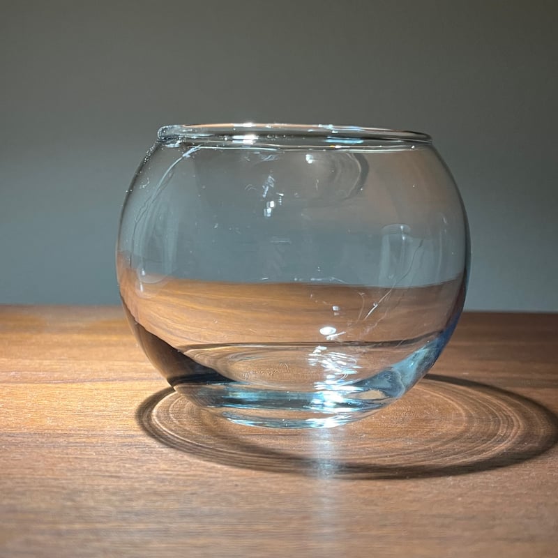 ボール型ガラス容器（SMサイズ／10㎝） | 苔えくぼ～こもれびの森から