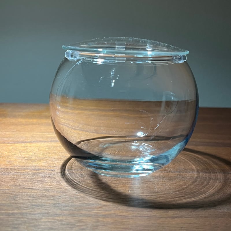 ボール型ガラス容器（SMサイズ／10㎝） | 苔えくぼ～こもれびの森から