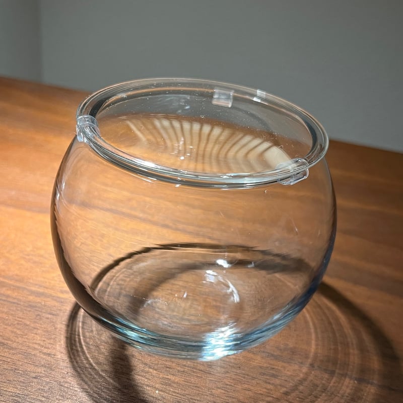 ボール型ガラス容器（SMサイズ／10㎝） | 苔えくぼ～こもれびの森から