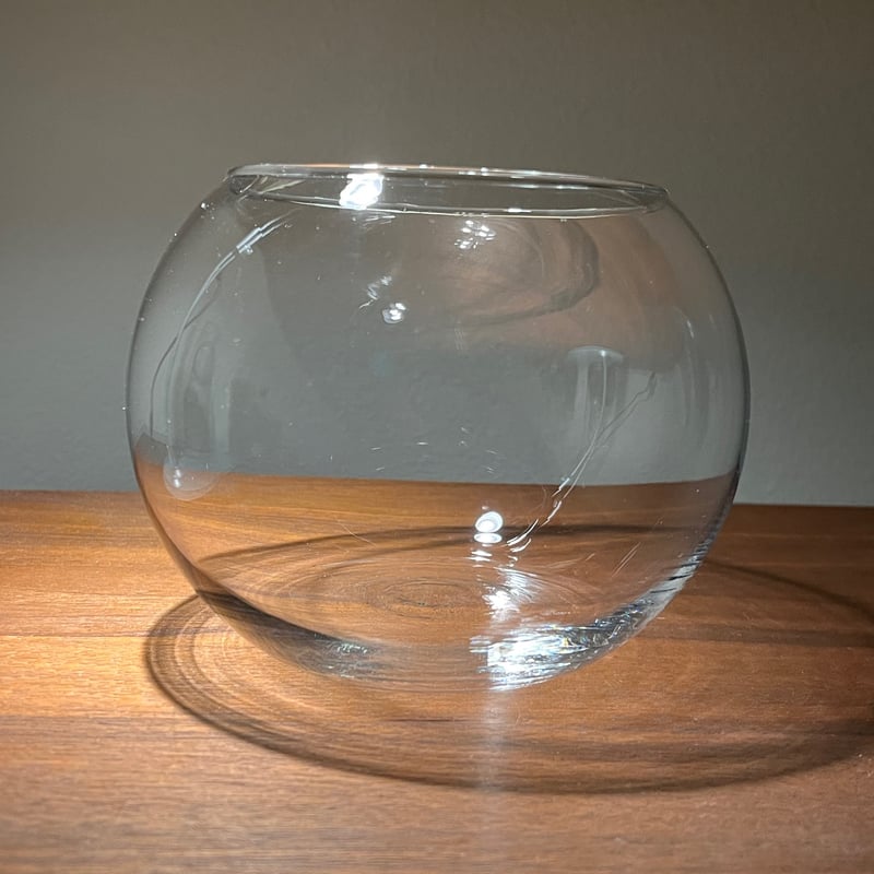 ボール型ガラス容器（Mサイズ／15㎝） | 苔えくぼ～こもれびの森から