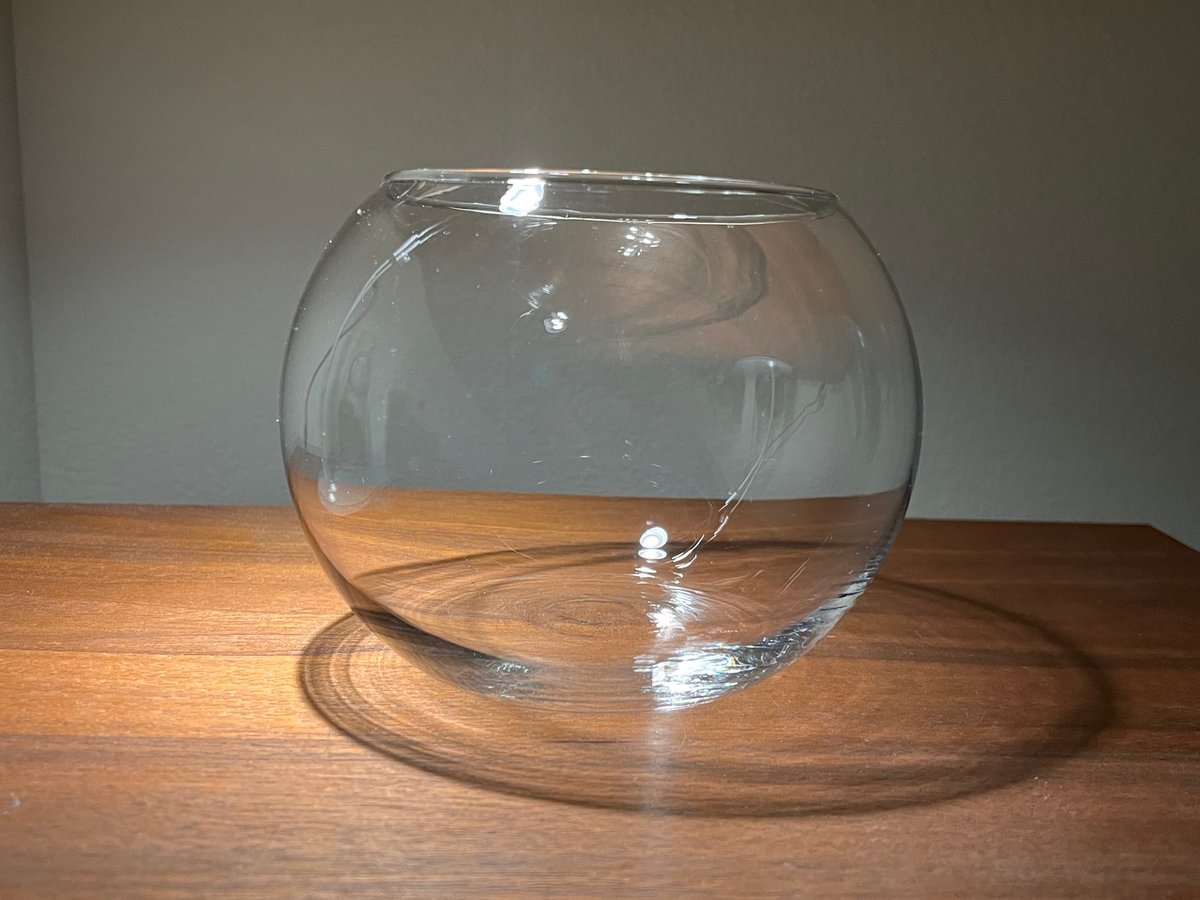 泡あわガラス　帽子型果物ボール スラントボウル 120cc ガラス ガラス食器 ボウル 小鉢 アイスクリーム