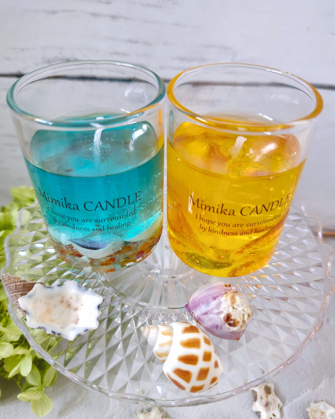 ジェルキャンドル 一覧 お試しセット ジェルキャンドル Ocean&Orange | Mimika_flower STORE