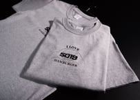 【男女兼用シャツ】5019 Tシャツ（ハンバーガーイラスト/杢グレー）