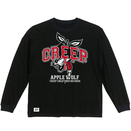 Apple Wolf / long sleeve T-shirt