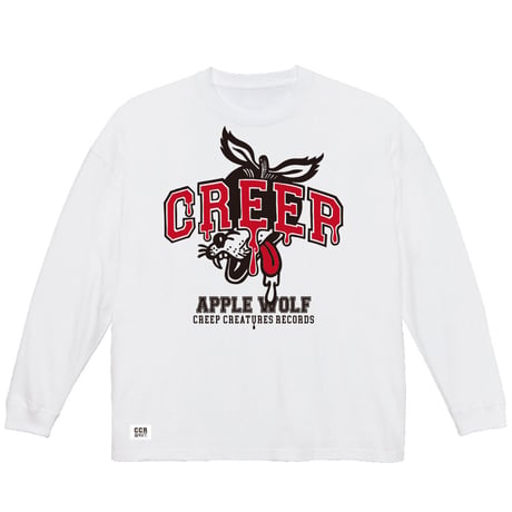 Apple Wolf / long sleeve T-shirt