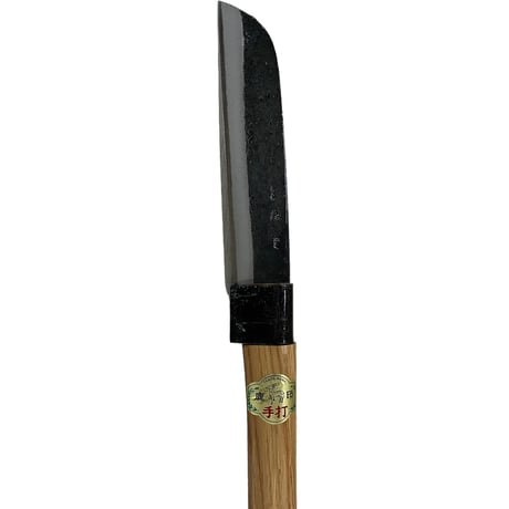 鹿印　竹割鉈　先丸　180mm柄付