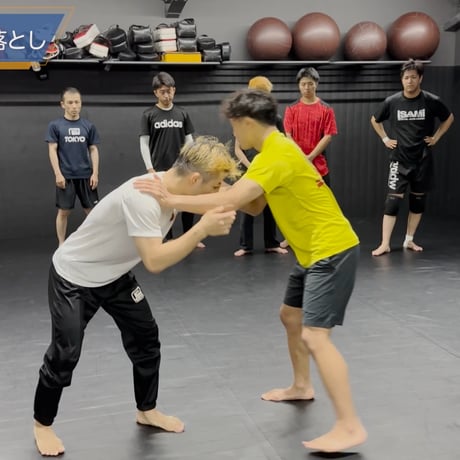 組み手と引き落とし（Wrestling Platform Class）