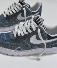 AIR FORCE1  "damaged denim"