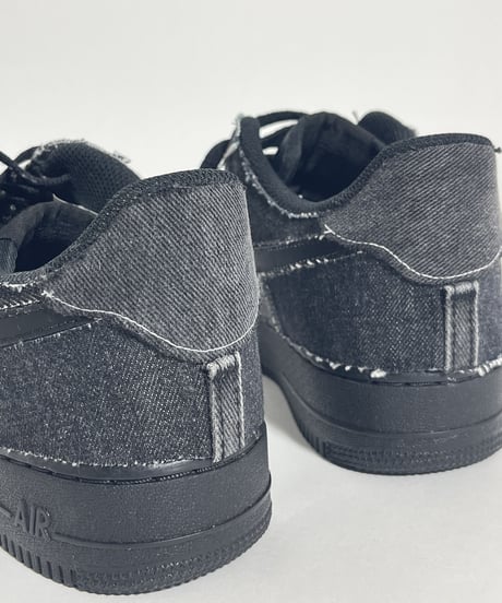 AIR FORCE1 BLACK DENIM