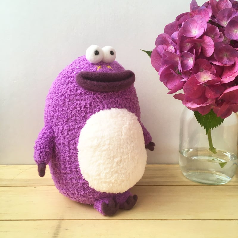 ぬいぐるみ 非売品 タキイ 種苗 マスコット タキットくん 入手困難 激レア かえるのピョコ田さん 《きみどり》/《むらさき》 | bigfish TOYS